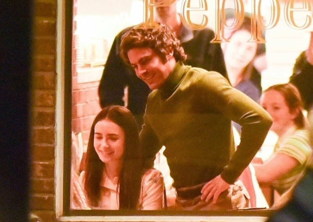 Zac Efron tillsammans med Lily Collins.
