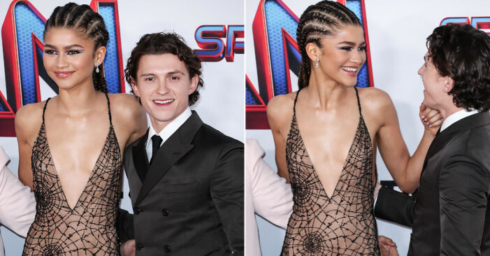 Zendaya och kärleken Tom Holland på premiär!